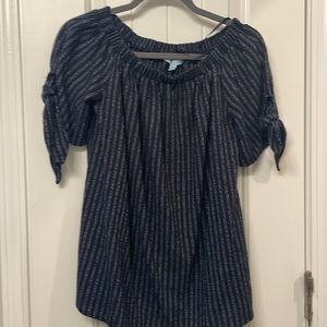 beautiful dark blue top